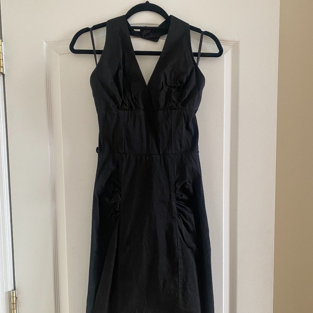 Black Halter dress - Tripp NYC - SWAY by Daang Goodman Rockabilly Goth